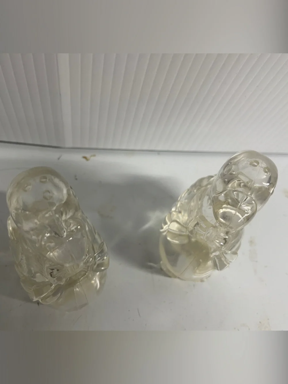 Clear Duck Figurines - Decorative Salt and Pepper shakers